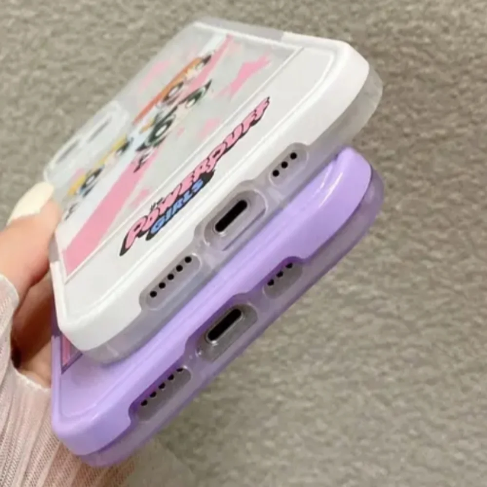 Brand new Apple IPhone 14Pro Max Powerpuff Girls Silicone Phone w Stand